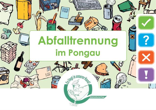 Abfalltrennung - Folder in mehreren Sprachen
